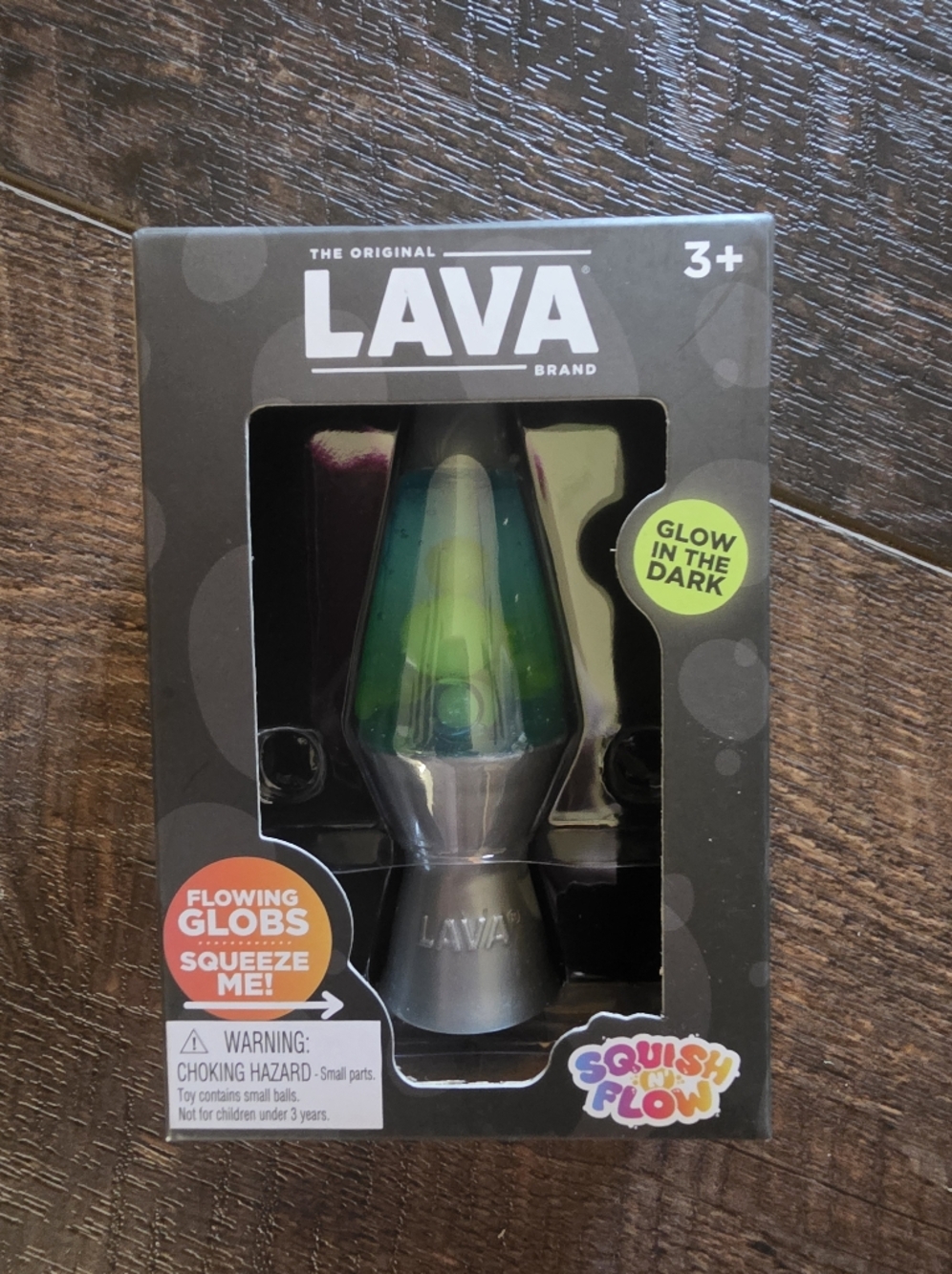 Lava Squish N Flow Glow in the Dark Squishy Fidget Toy Sensory Stress Toy NEW